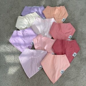 Colorful Baby Bandana Diaper Squad Bibs Set